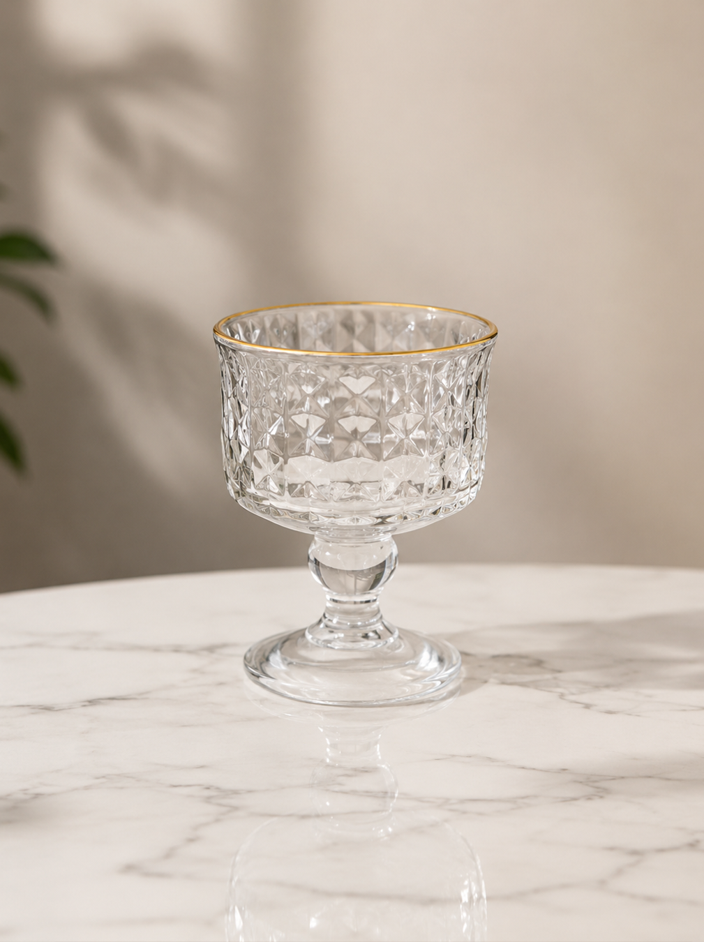 IJscoupe, trifle schaal, glazen dessertbeke 6 Set  stukken
