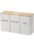 Suikercontainer, koffie-, thee- en suikercontainers