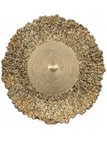 Ronde Goedkope Plastic Fruitplaat Banket Europese Stijl Bruiloft Huisdecoratie Gouden Tafel Oplader Plaat