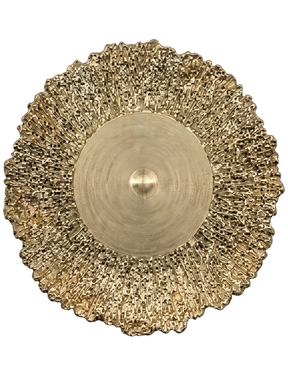 Ronde Goedkope Plastic Fruitplaat Banket Europese Stijl Bruiloft Huisdecoratie Gouden Tafel Oplader Plaat