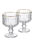 IJscoupe, trifle schaal, glazen dessertbeke 6 Set  stukken
