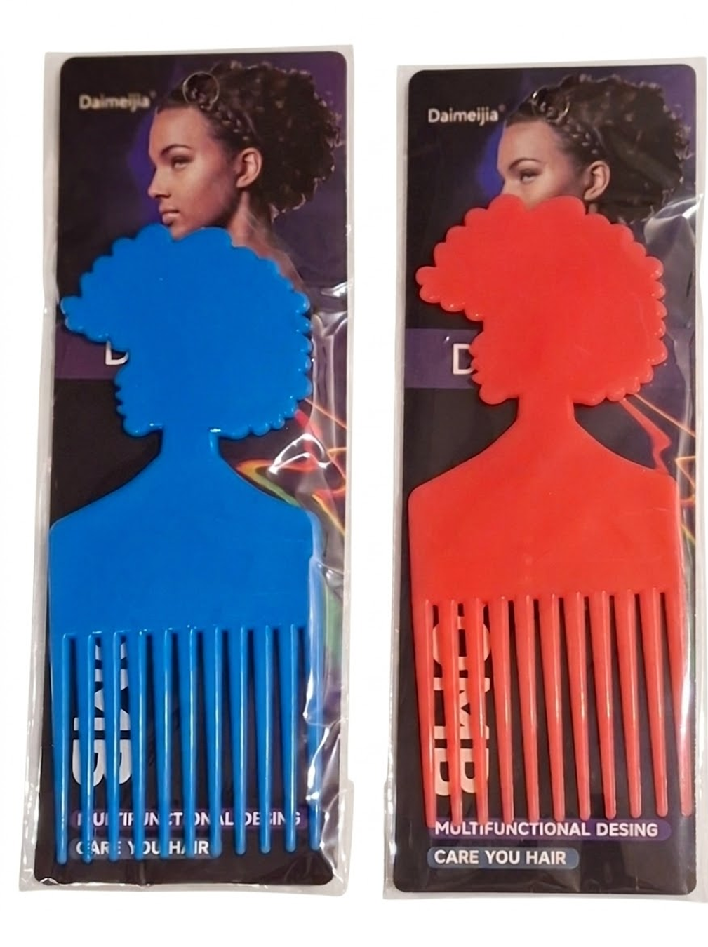 Afro Kam Voor Krullend Haar