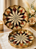 Two piece tray set