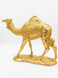 Luxurious Golden Camel Statue